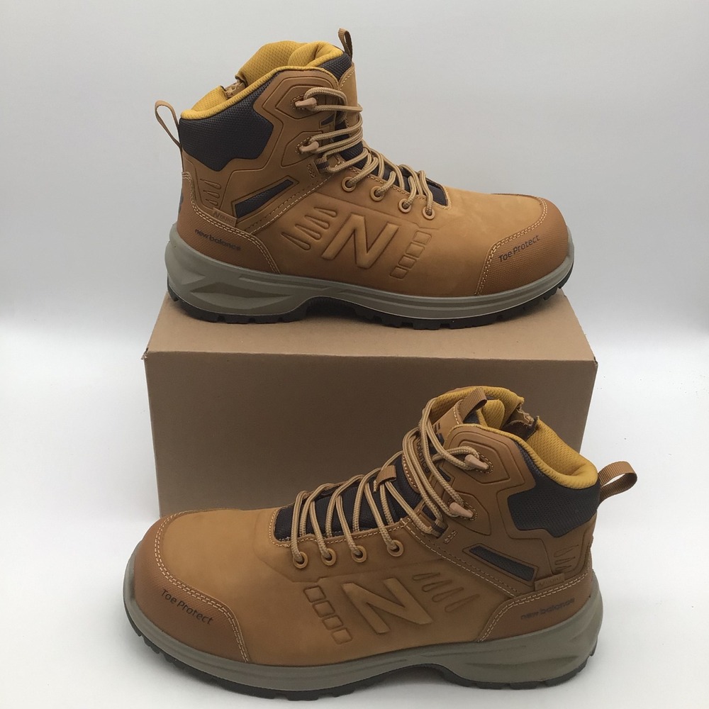 New Balance Calibre EH PR Industrial Work Boots Leather Size 11.5 2E Zip NEW